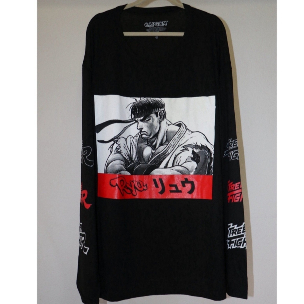 CAPCOM Streetfighter Ryu long sleeve shirt